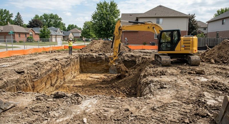 Construction Excavation in Houston, TX
