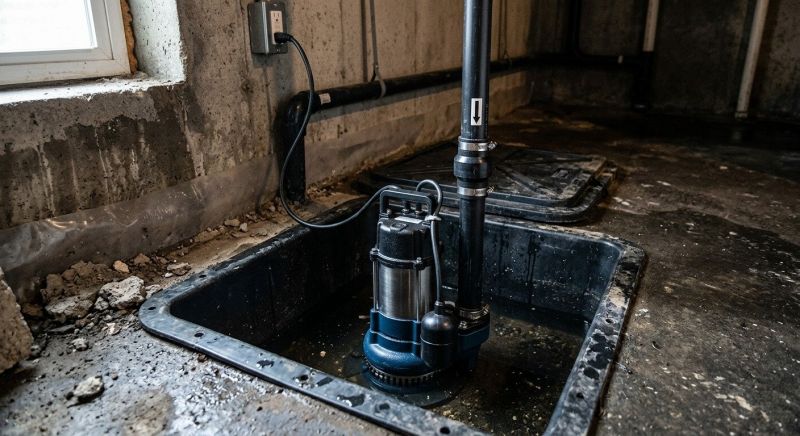 Drainage Pump Installation in Framingham, MA