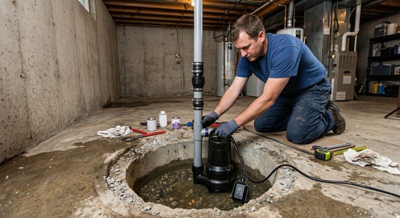 Basement Sump Pump Service in Warwick, RI