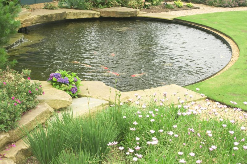 Garden Pond Installation in Ventura County, CA