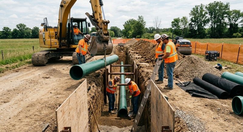 Gas Line Excavation in Salt Lake City, UT