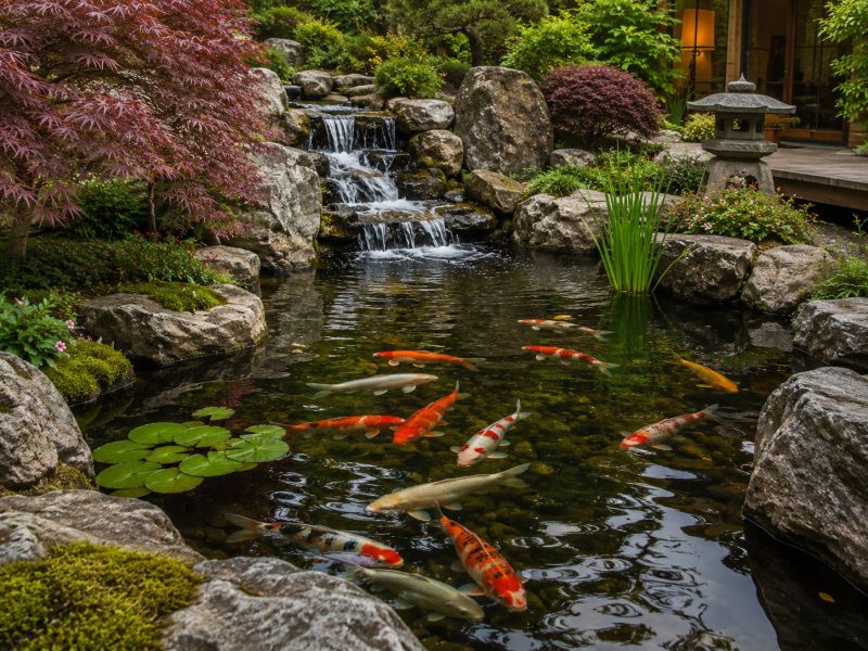 Koi Pond Installation in Ventura County, CA