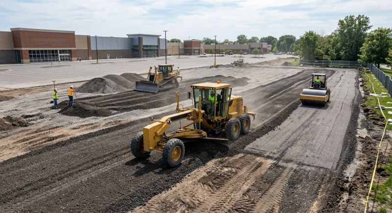 Parking Lot Leveling in Atlanta, GA